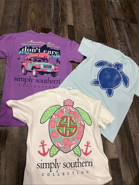 Simply Southern Tees - Turtle Graphics and a Jeep (Multiple Colors)